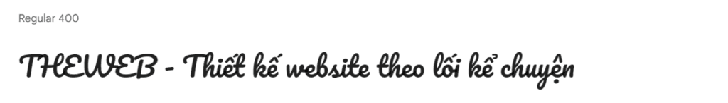 font website